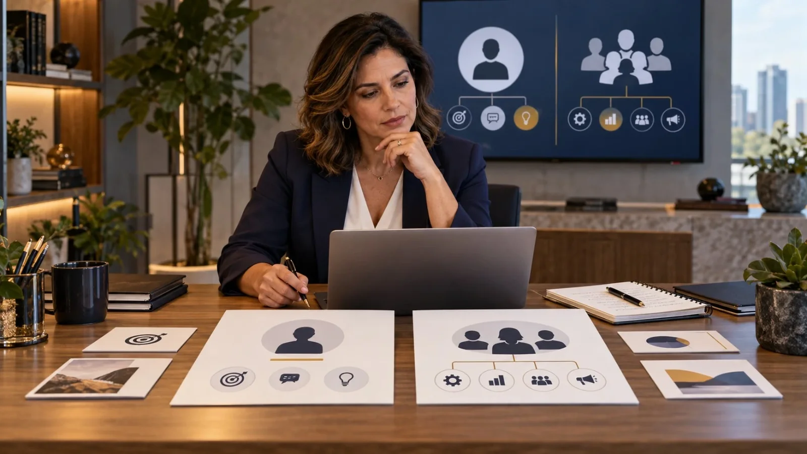 Empresa comparando consultor SEO ou agência antes de contratar