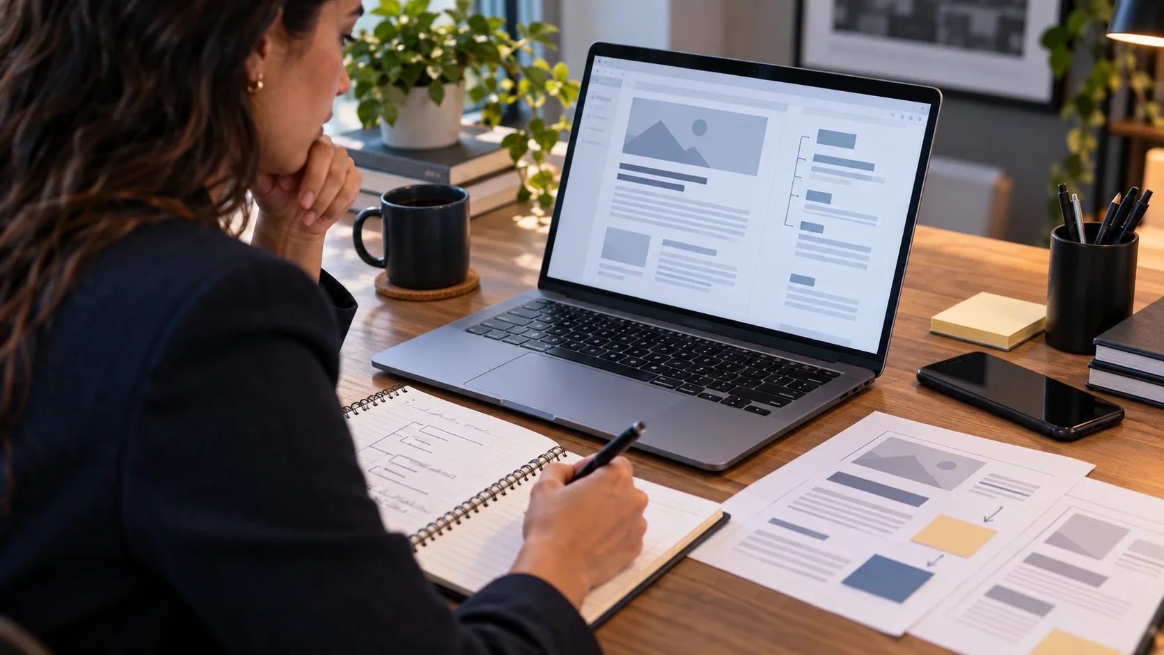 Revisão de estrutura e SEO durante a otimização de conteúdo