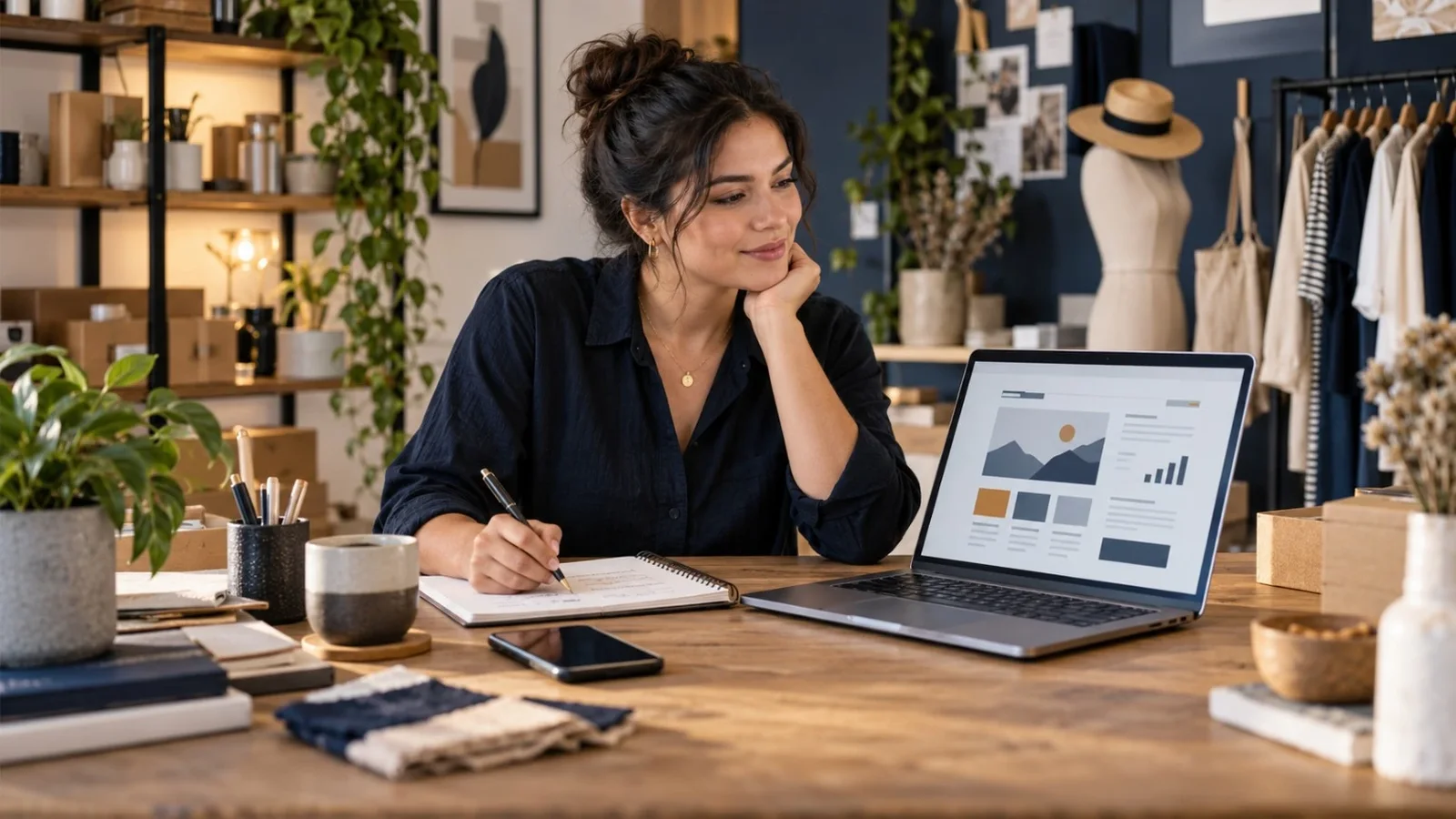 Empresário planejando SEO para pequenas empresas com foco em crescimento