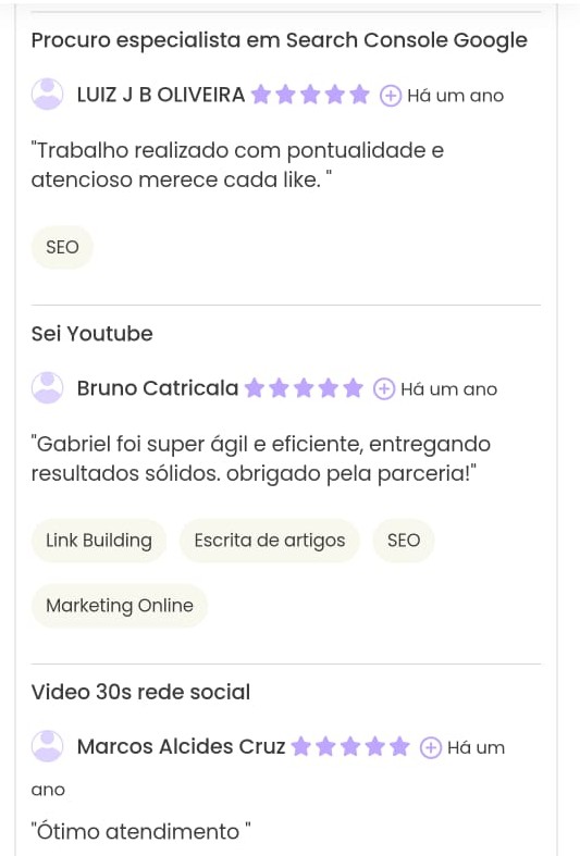 Print Workana do projeto Procuro especialista em nicho adulto (Seo)