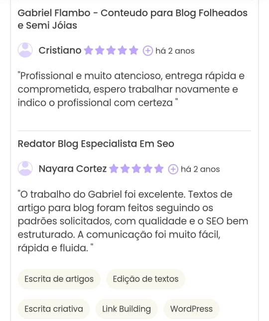 Print Workana do projeto Redator para escrever e postar artigo na Wikipedia
